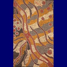 Aboriginal Art Canvas - D Cameron-Size:62x87cm - H